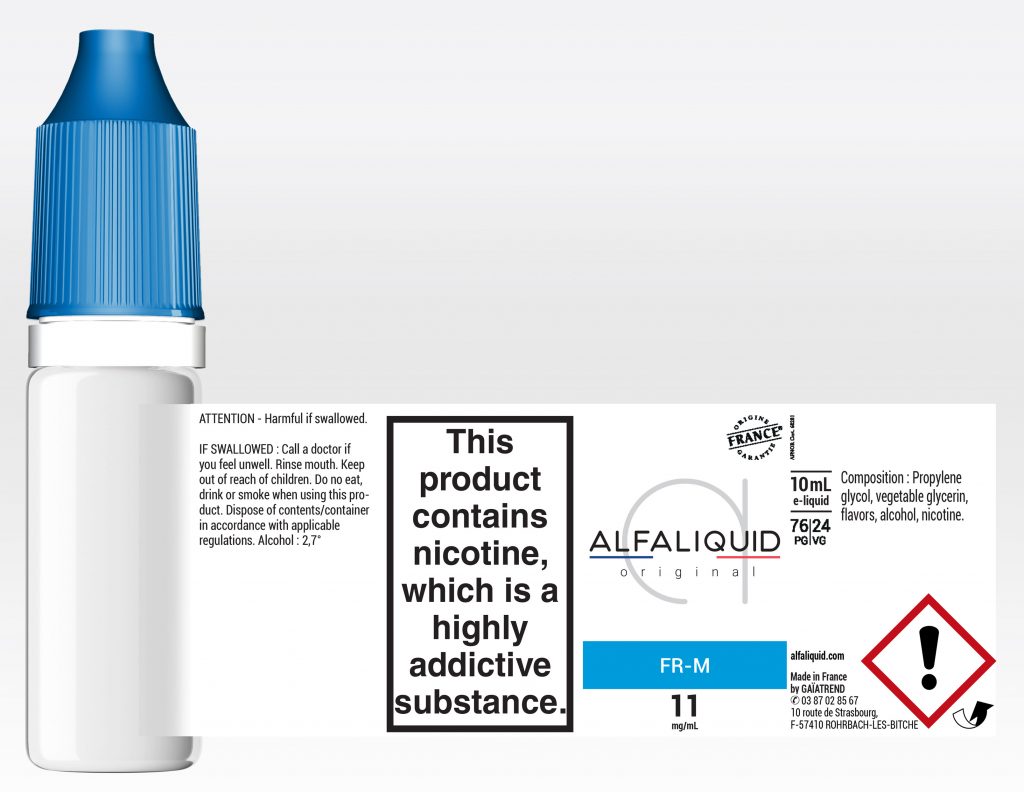 e-liquid in compliance with clp regulation